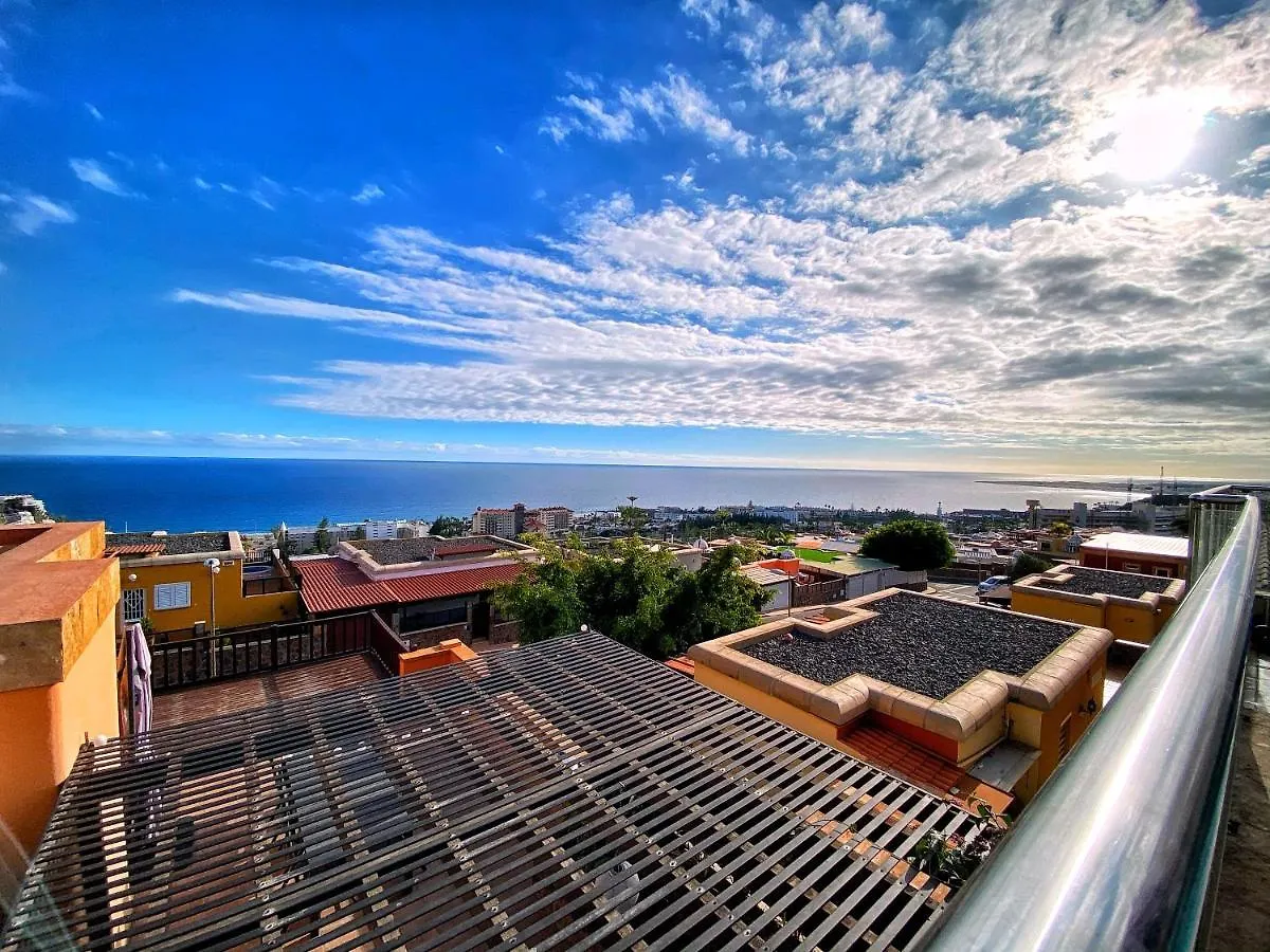 Luxury 5 Star Villa Violetta With Amazing Sea View, Jacuzzi And Heated Pool San Agustin