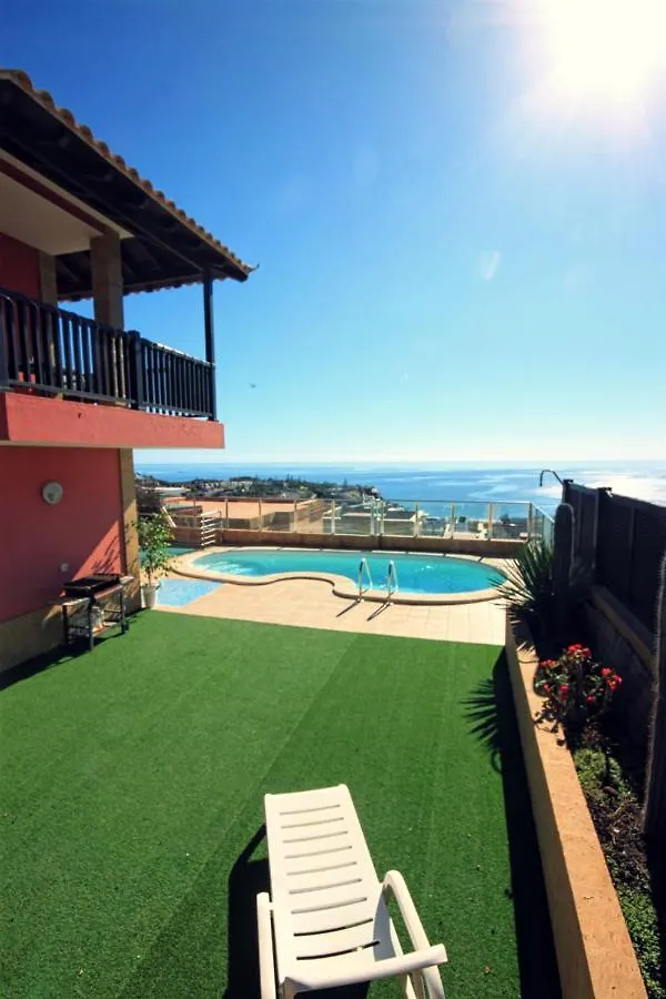 Luxury 5 Star Villa Violetta With Amazing Sea View, Jacuzzi And Heated Pool San Agustín